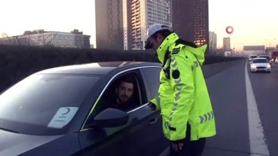 emniyet seridi -  İstanbul'da çakar lamba ve emniyet şeridi uygulaması  Videosu