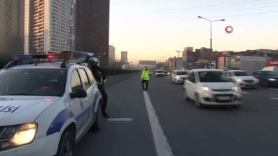 emniyet seridi -  İstanbul'da çakar ve emniyet şeridi uygulaması  Videosu