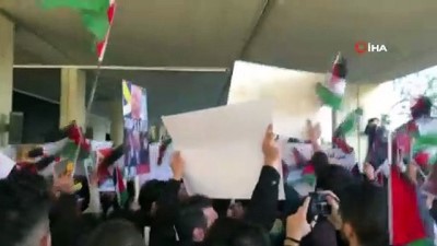  - Lübnanlı Öğrenciler, Abd'nin Sözde Yüzyılın Anlaşması'nı Protesto Etti