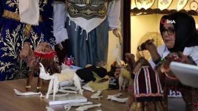 sirkeli -  Pişmiş küçükbaş hayvanların kafa kemiklerinden yapılan oyuncak at ve develer görenleri şaşırtıyor  Videosu