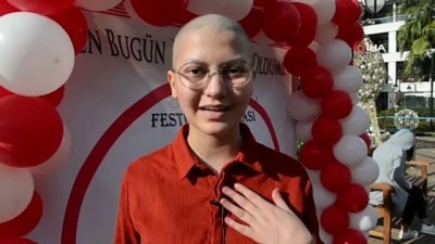 kok hucre nakli -  'Hayat Olabilirsin' Festivali'nde Lenfoma Hastası Azra’dan örnek çağrı Videosu