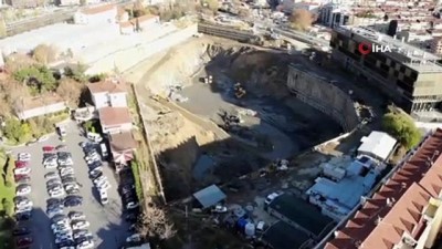 temel kazisi -  Taş Yapı’nın İstanbul Şişli’deki dev AVM temeli çalışmaları devam ediyor  Videosu