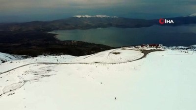 kis turizmi -  Kar yağışının geç geldiği Elazığ'da, kayak merkezi sezona hazırlanıyor  Videosu