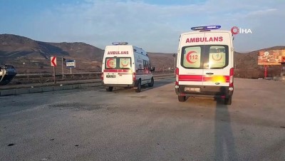 Takla atan otomobil devrildi: 1’i çocuk 3 yaralı 