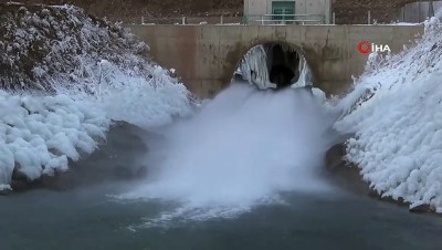 doga fotografcisi -  Yazıcı Barajı’nın kış manzarası nefes kesiyor  Videosu