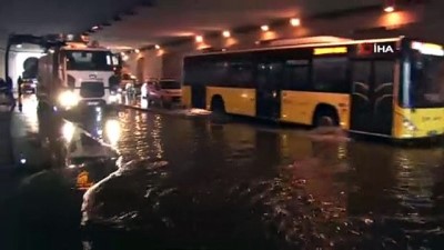 saganak yagmur -  Topkapı alt geçitte yolu su bastı  Videosu
