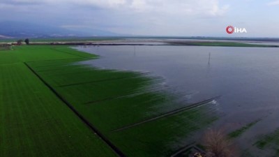 tarim arazisi -  Amik Ovası sular altında Videosu
