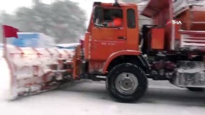  Kazdağları'nda kar kalınlığı 1 metreye ulaştı 