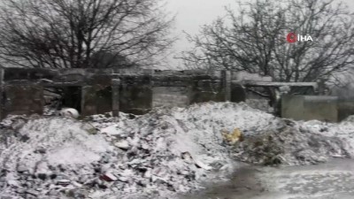  Lapseki ilçe merkezi beyaza büründü 