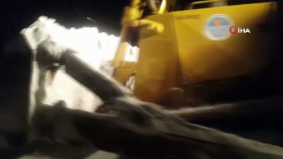 yagan -  - Mersin'in yüksek kesimlerinde karla mücadele sürüyor  Videosu