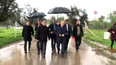  - KKTC Başbakanı Tatar, yağışlardan etkilenen bölgelerde inceleme yaptı