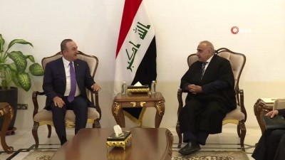 mehdi -  - Bakan Çavuşoğlu, Irak Başbakanı Abdülmehdi ile görüştü  Videosu