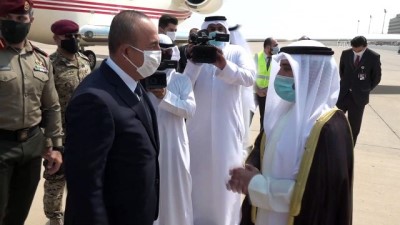 taziye ziyareti - Bakan Çavuşoğlu taziye için Kuveyt’te Videosu