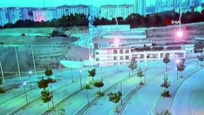 havai fisek gosterisi -  Galatasaray-Fenerbahçe derbisinde paraşütlü havai fişek atanlar yakalandı Videosu