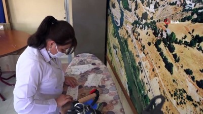  Halk eğitim merkezleri Tunceli'de öğrenciler için maske üretimini yoğunlaştırdı