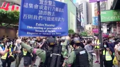 korfez -  - Hong Kong’da Ulusal Gün kutlamalarında protesto endişesi Videosu