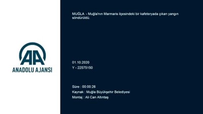 İş yerinde çıkan yangın söndürüldü - MUĞLA