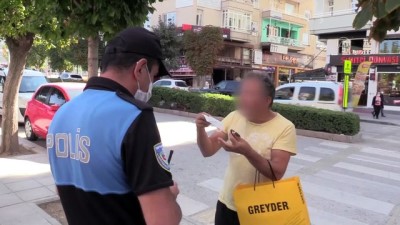 polis merkezi - Maske takmayıp polise direnen kişiye 392 lira ceza verildi - ÇORUM Videosu
