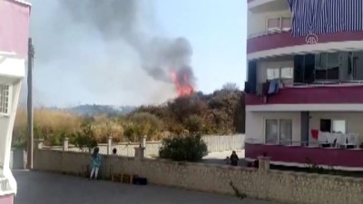 Otluk ve çalılık alanda çıkan yangında bir kişi yaralandı - ANTALYA