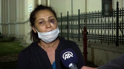 polis merkezi - Serviste tartıştığı kadını darbettiği iddia edilen kişi gözaltına alındı - İSTANBUL Videosu