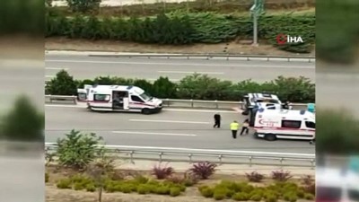  - Bursa'da sis faciası... Ambulans takla attı 5 yaralı
