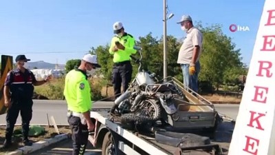yasli adam -  Sepetli motosiklet ile otomobil çarpıştı: 1 ölü Videosu