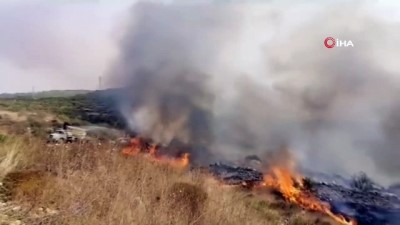  Suriye’deki orman yangınında Samandağ’ı duman kapladı