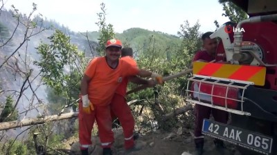orman alani -  Kahramanmaraş'taki yangınlarda 65 hektar orman alanı zarar gördü Videosu