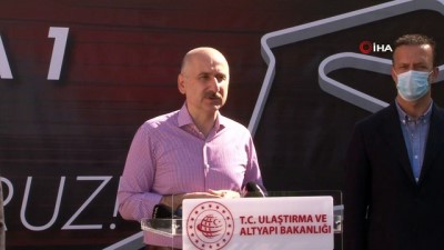  Ulaştırma ve Altyapı Bakanı Adil Karaismailoğlu: 'Formula-1 asfaltını en iyi şekilde yenileyeceğiz'