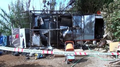  Bir babanın yangında ölen 6 aylık bebeğine son bakışı