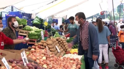 pazar esnafi -  Depoya girmeyen patates şehirde 2 lira Videosu