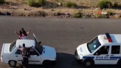 trol -  Gaziantep'te drone destekli asayiş uygulaması yapıldı Videosu