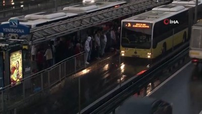 gunesli hava -  İstanbul’da yağmur trafiği felç etti Videosu