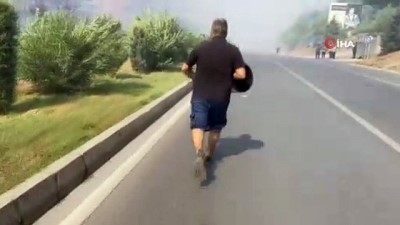 kaynar -  Kovayla yangını söndürmeye koşan adam konuştu Videosu