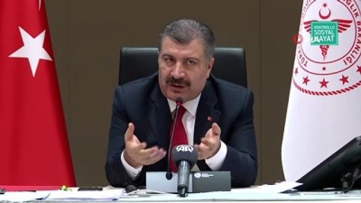  Bakan Koca: 'Sahadaki ekiplerle birlikte temaslarını özellikle tespit etme süresi 7-7 buçuk dakika oldu'