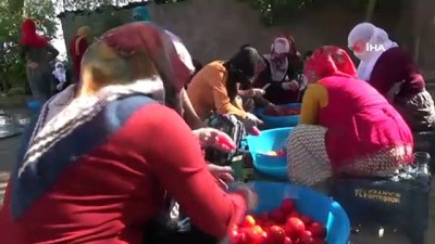  Diyarbakırlı kadınlar ihtiyaç sahiplerine ücretsiz konserve dağıtıyor