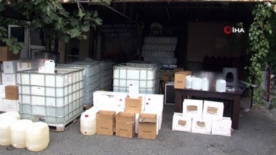  İstanbul'da operasyonlarda toplam 15 ton sahte alkol ele geçirildi