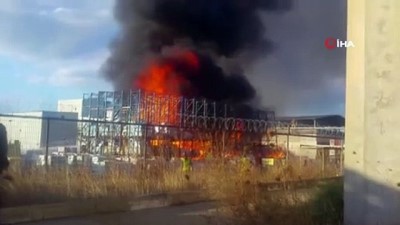 yag fabrikasi -  Yağ fabrikasındaki yangın kontrol altına alındı Videosu