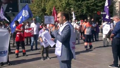 toplu sozlesmeler -  Bakırköy Belediyesi çalışanlarından eylem Videosu