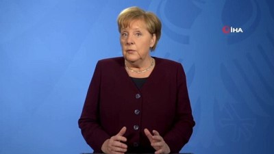 saglik sistemi -  - Merkel ulusa seslendi: 'Lütfen mümkün olduğunca evde kalın' Videosu