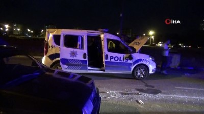 polis araci -  Uşak'ta polis aracı ile otomobil çarpıştı: 2 polis yaralı Videosu