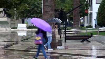 meteoroloji -  Denizli'de sağanak ve dolu yağışı Videosu