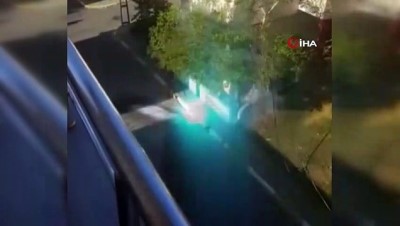 yangin tupu -  Elektrik kabloları bomba gibi patladı Videosu