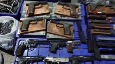 kacak silah -  İstanbul’da yasa dışı silah imalathanesine baskın: 3 gözaltı Videosu