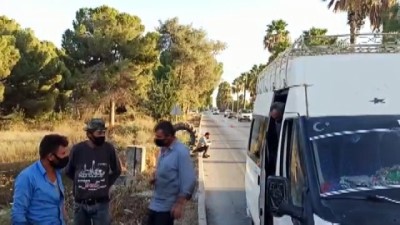 tarim iscisi - Adana'da 14 yolcu kapasiteli minibüsten 28 kişi çıktı Videosu