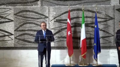 Çavuşoğlu: 'İki ülkenin de amacı Libya'da kalıcı bir barış' - ROMA