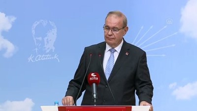 CHP Genel Başkan Yardımcısı ve Parti Sözcüsü Faik Öztrak soruları cevapladı -  ANKARA