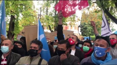 toplama kamplari - Çin protestosu - BRÜKSEL Videosu