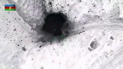 askeri arac - Ermenistan ordusuna ait askeri araçların imha anı (2) Videosu