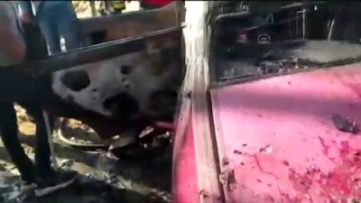 Park halindeki otomobil yandı - ŞANLIURFA